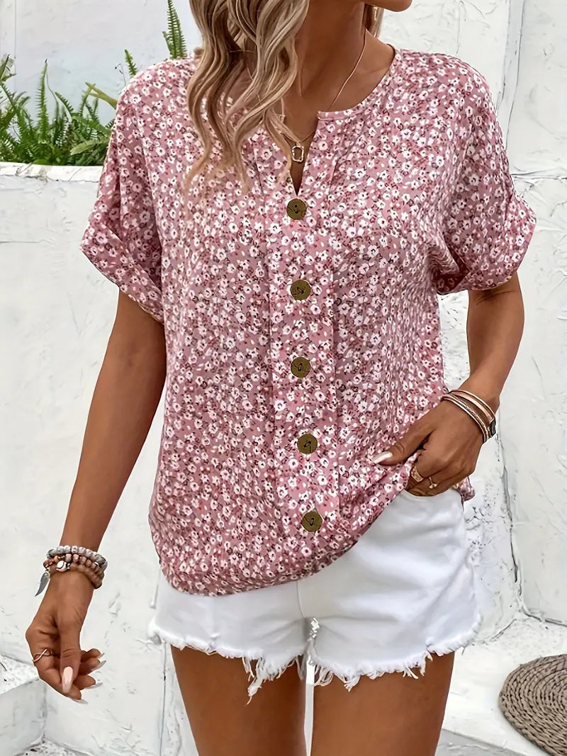 Audrey - Stylish Floral Top