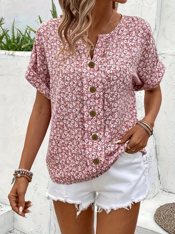 Audrey - Stylish Floral Top