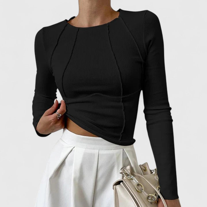 Delilah - Comfortable Long Sleeve Top