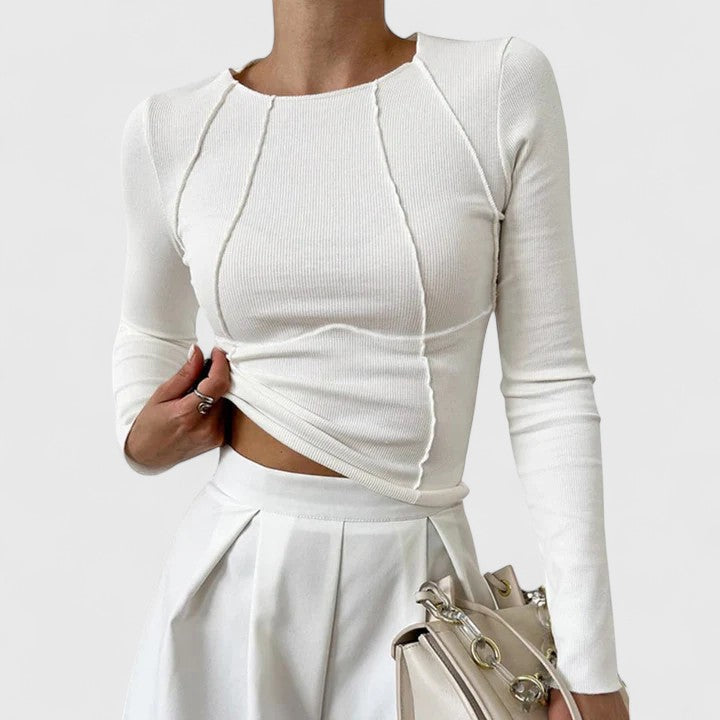 Delilah - Comfortable Long Sleeve Top