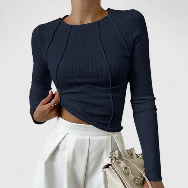 Delilah - Comfortable Long Sleeve Top