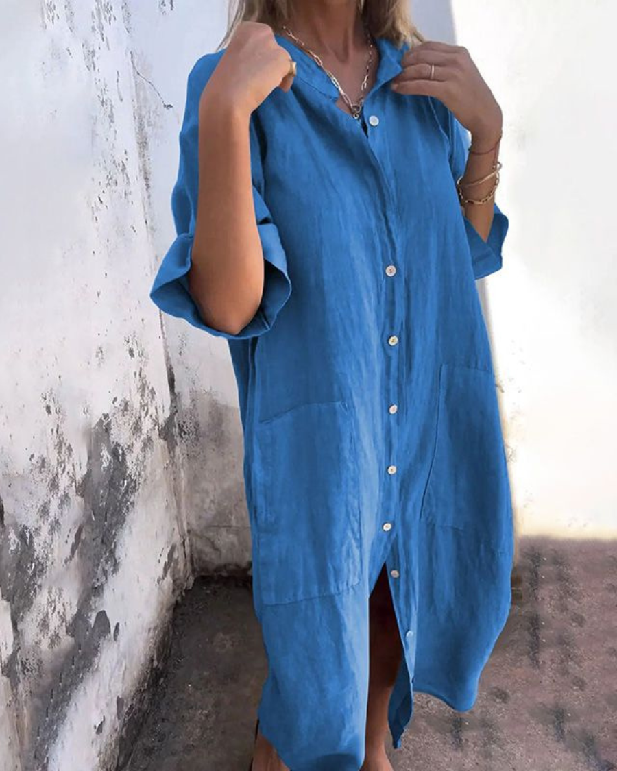 Sienna – Ibiza Style Shirt Dress