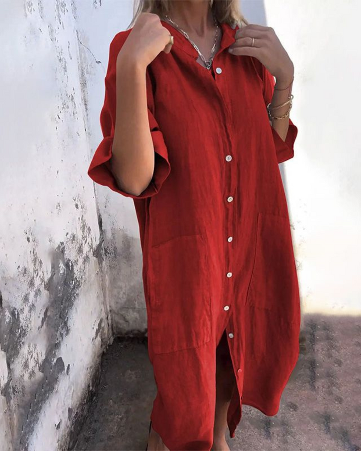 Sienna – Ibiza Style Shirt Dress