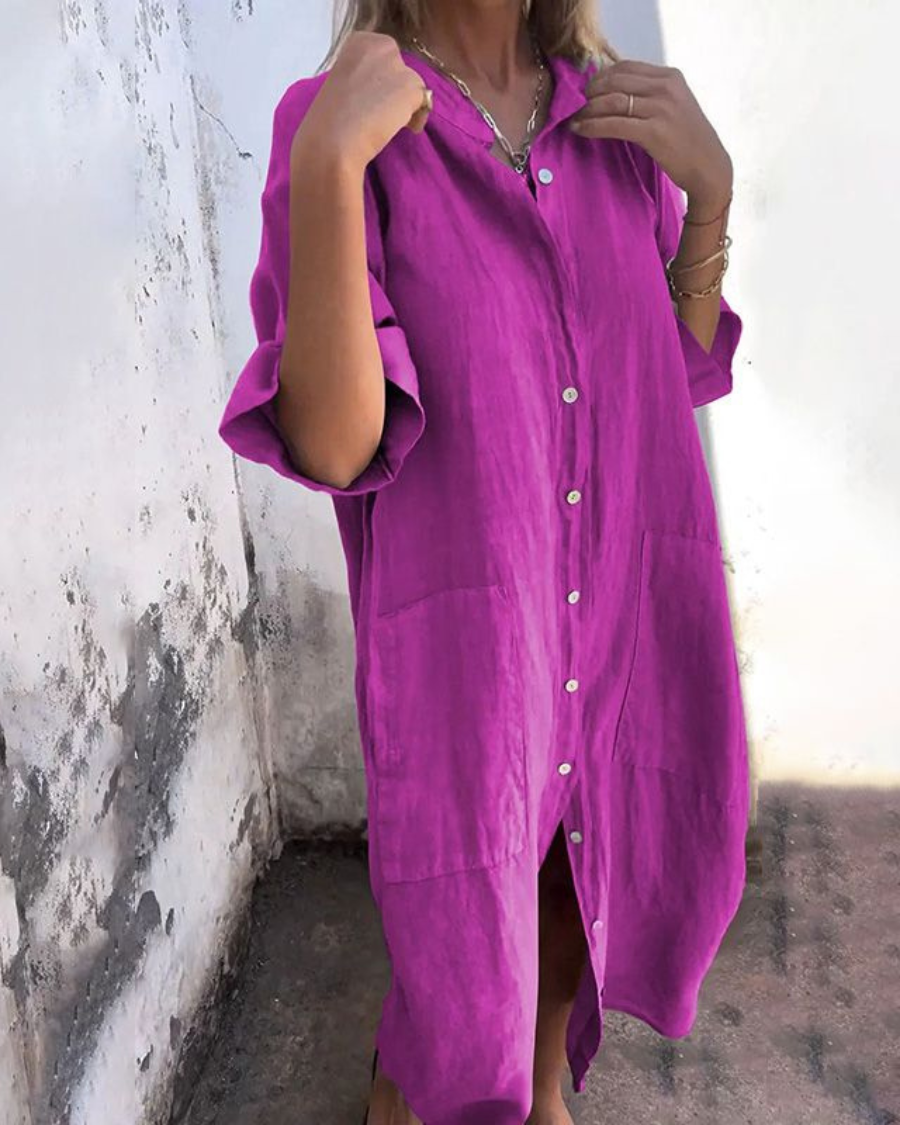 Sienna – Ibiza Style Shirt Dress