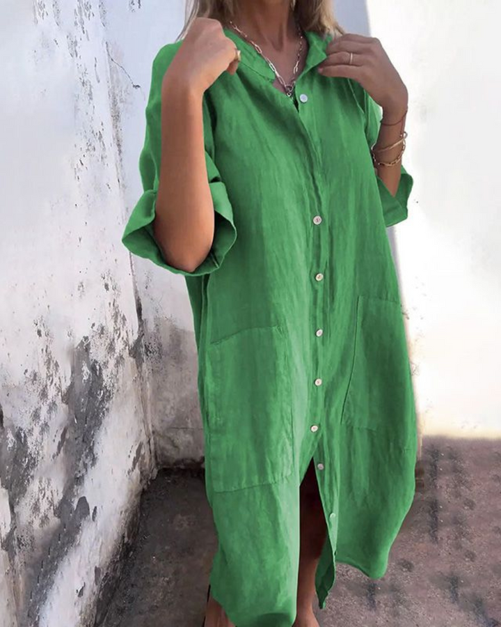 Sienna – Ibiza Style Shirt Dress