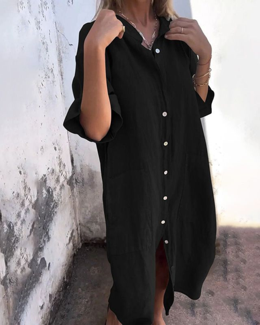 Sienna – Ibiza Style Shirt Dress