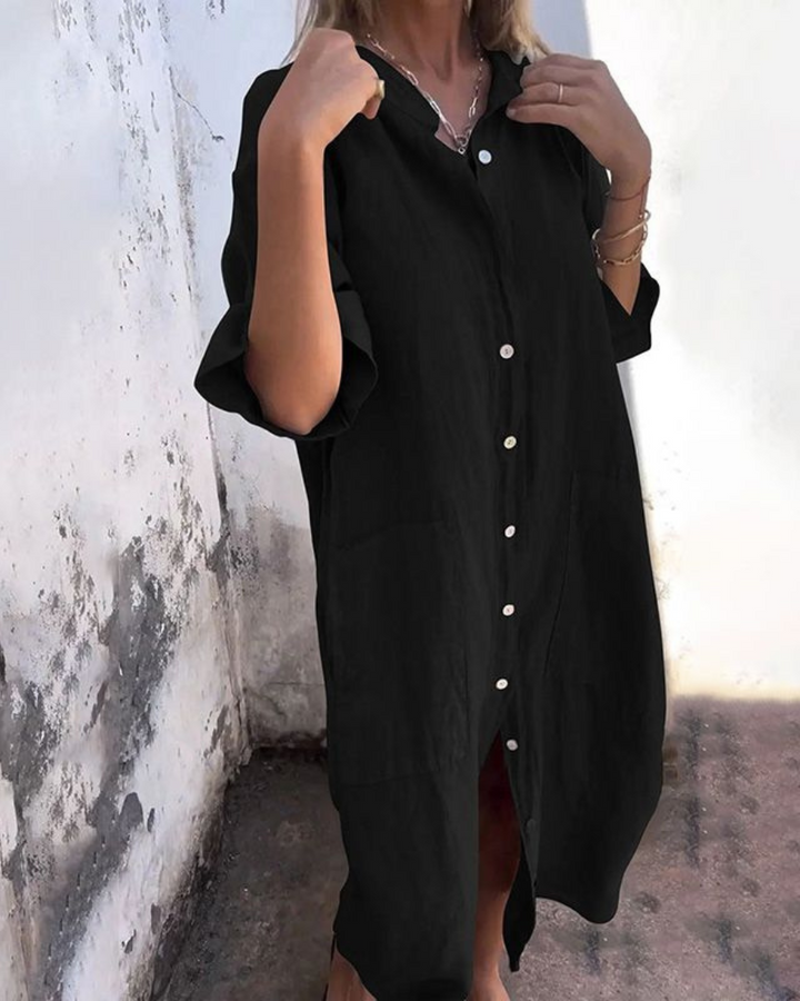 Sienna – Ibiza Style Shirt Dress