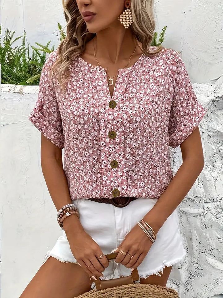 Audrey - Stylish Floral Top