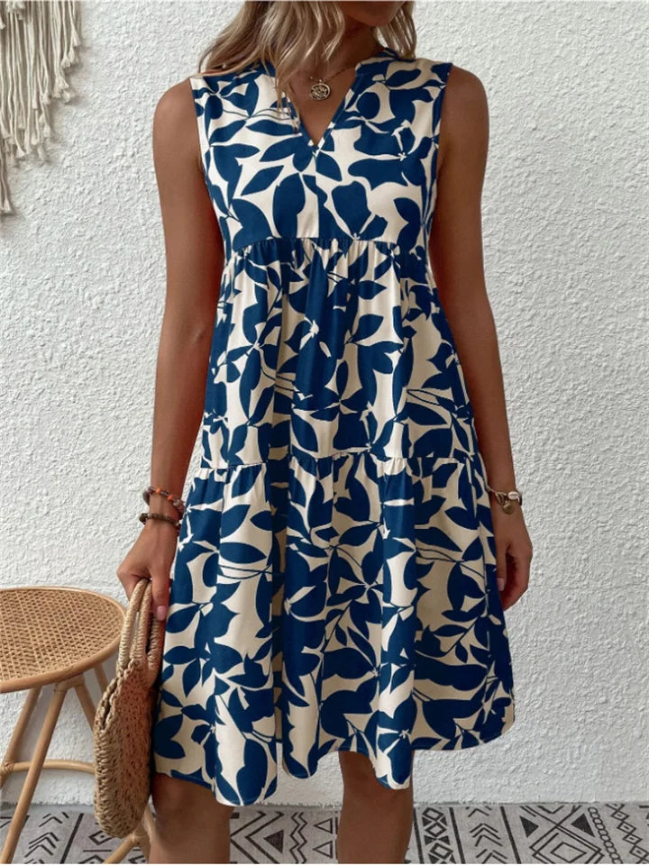 Riley - Leafy Summer Dress