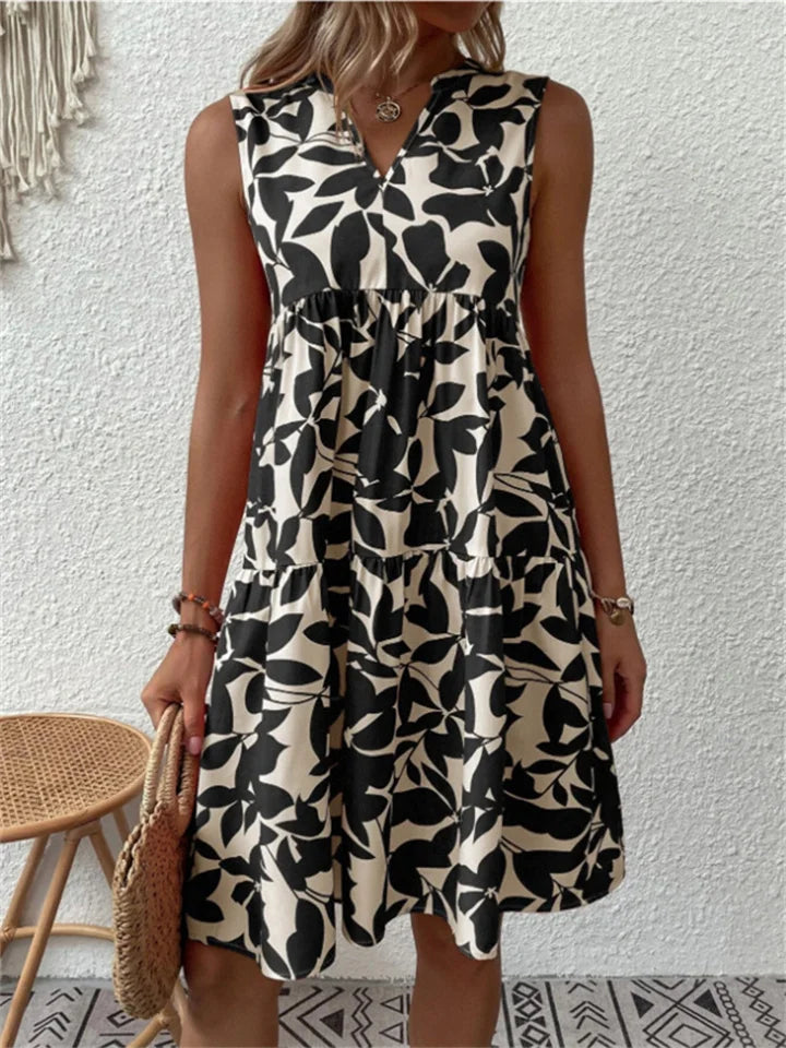 Riley - Leafy Summer Dress