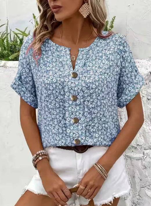 Audrey - Stylish Floral Top