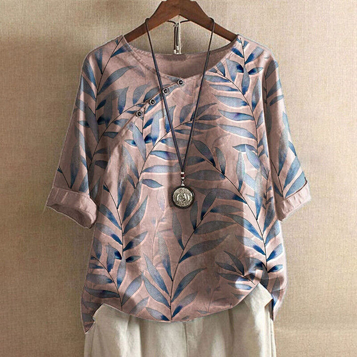 Naomi - Botanical Button Blouse