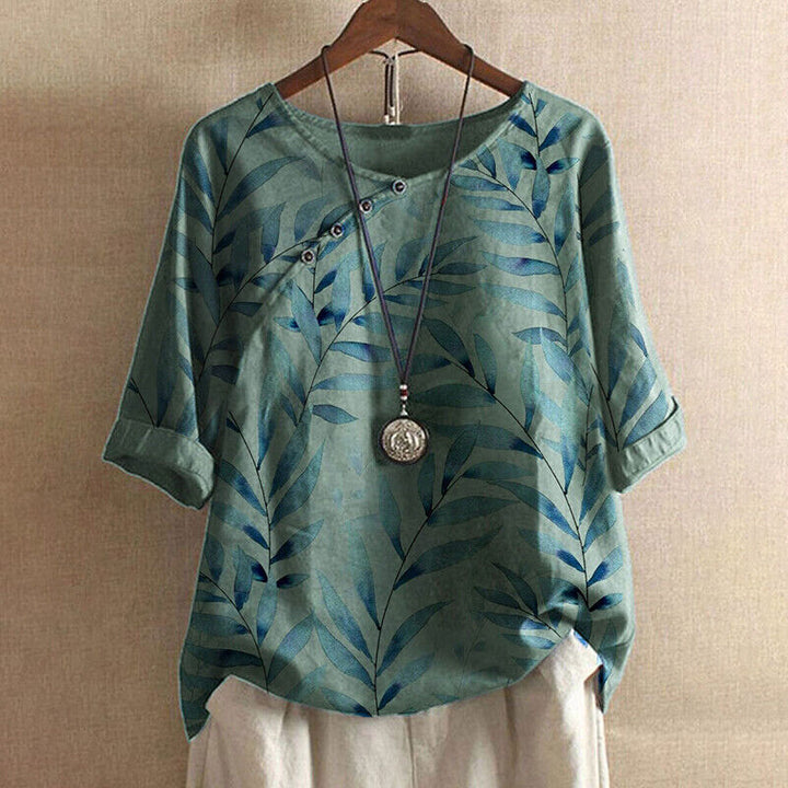 Naomi - Botanical Button Blouse