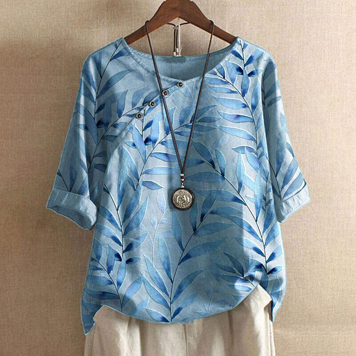 Naomi - Botanical Button Blouse